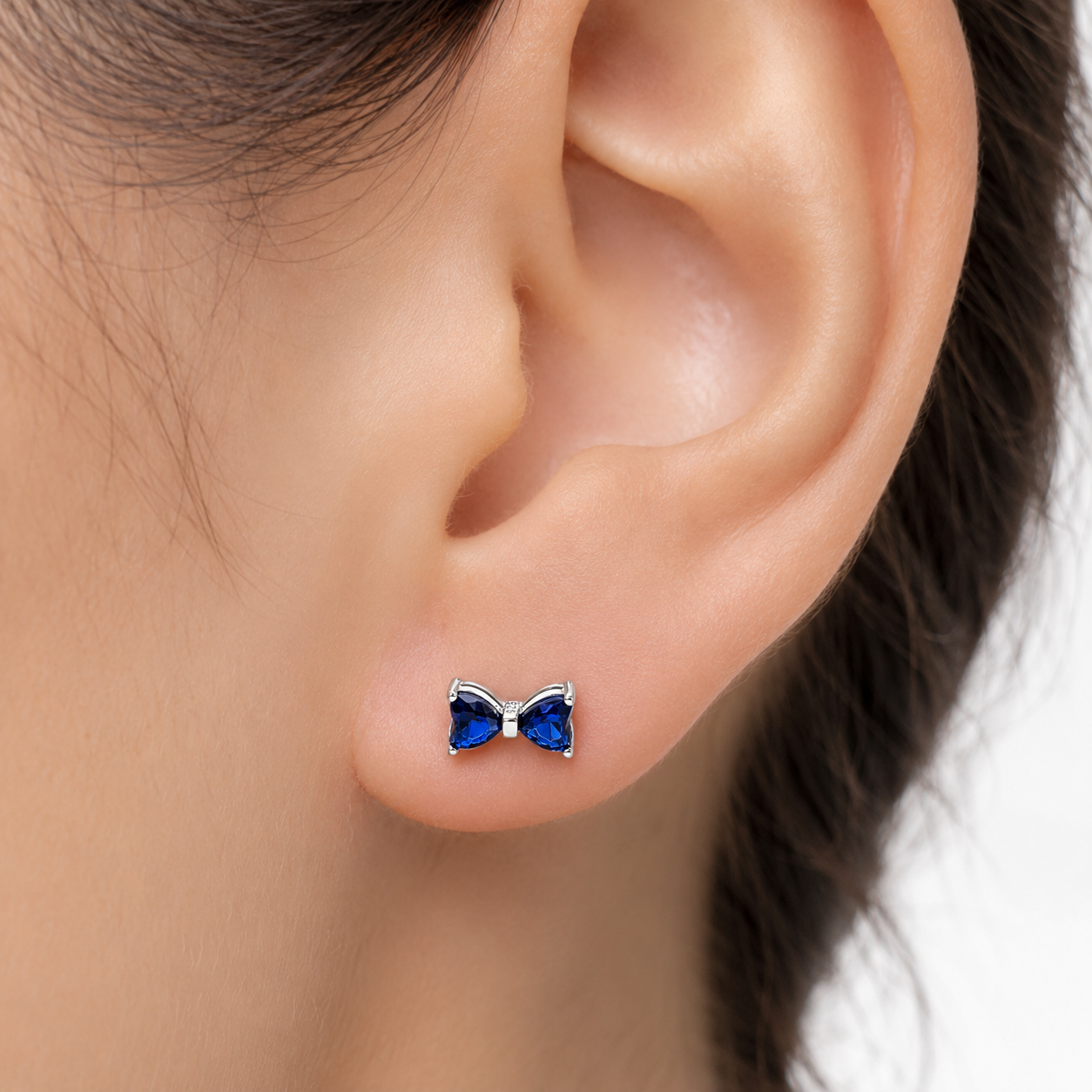 Arete Moño Azul
