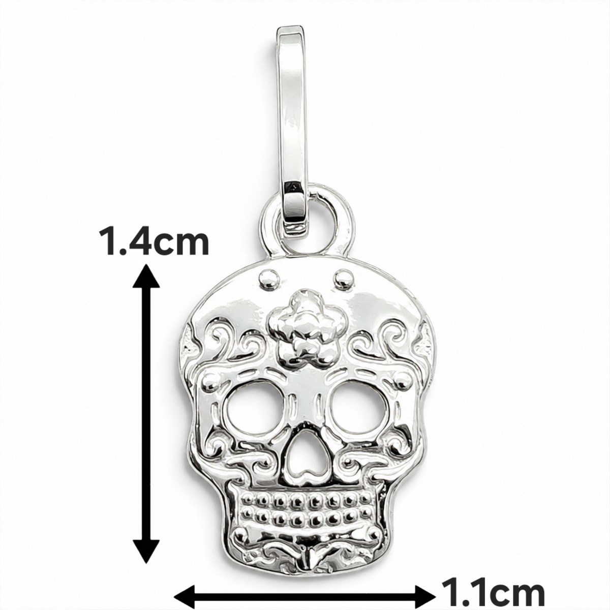 Dije Calavera Mexicana Plata Ley 925