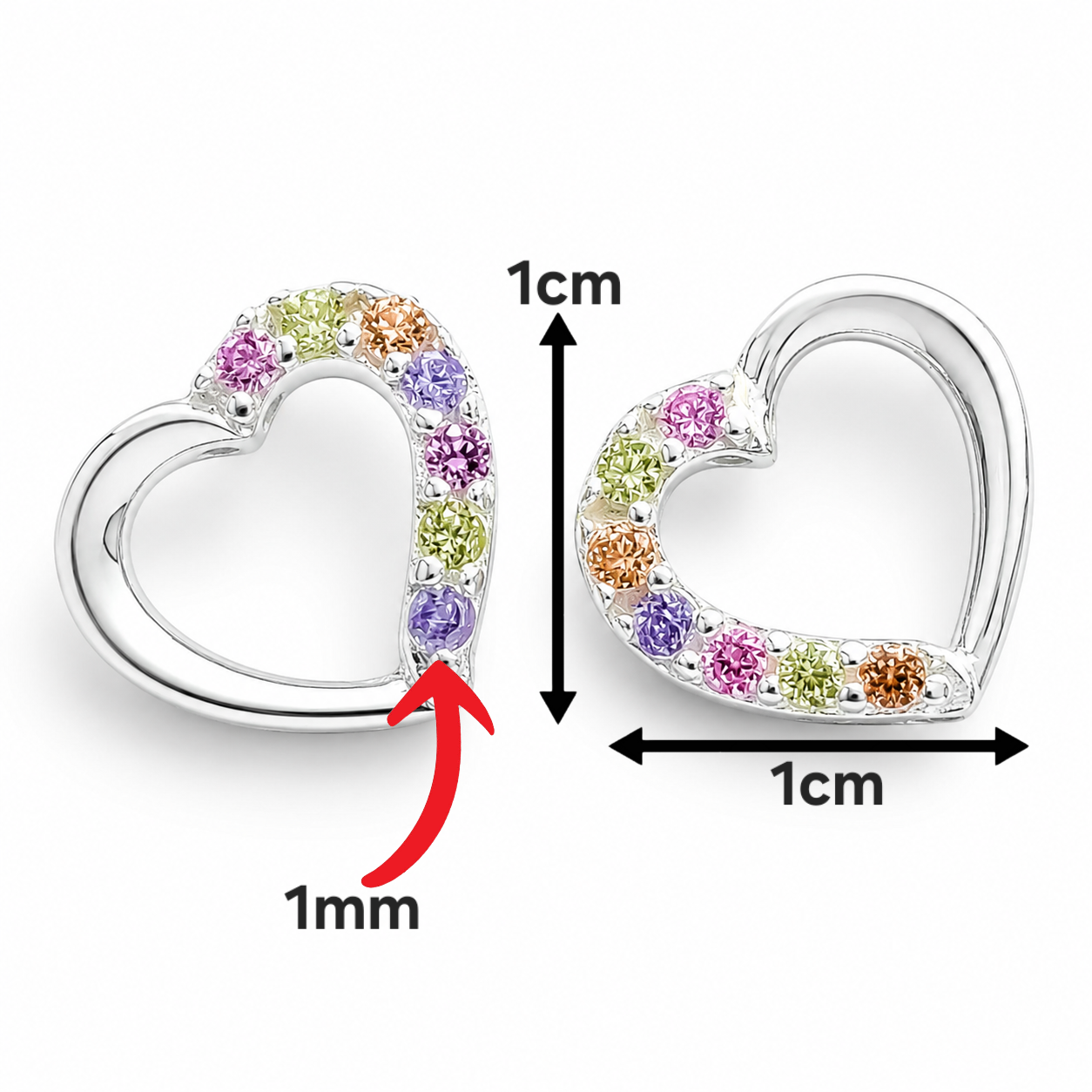 Broquel Corazon Zirconia