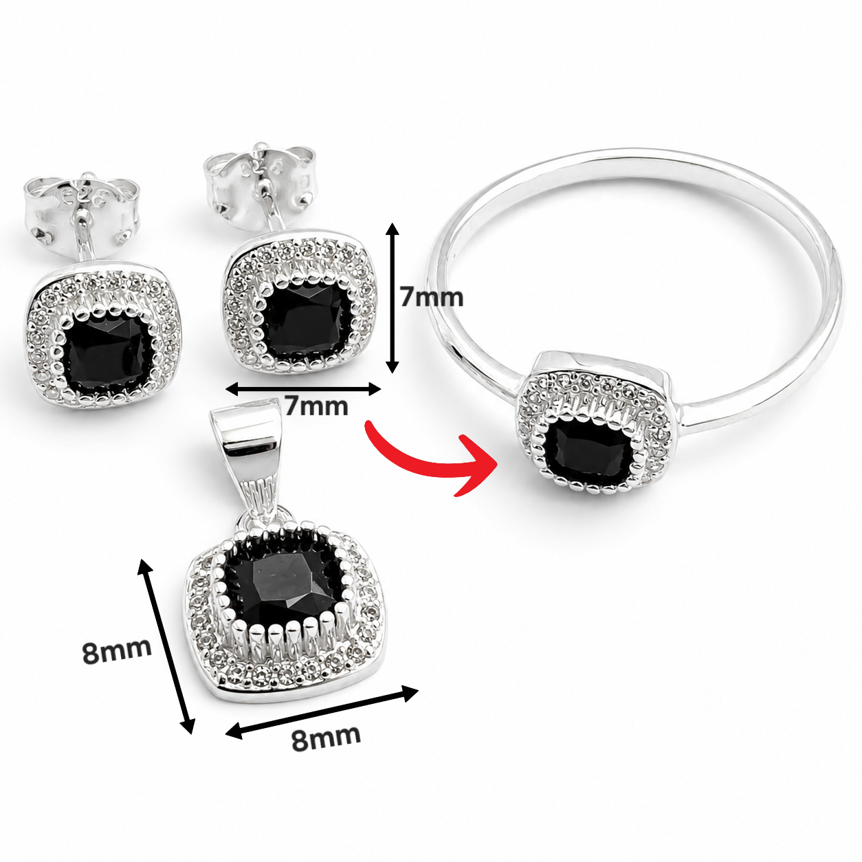 Set Cuadro Negro