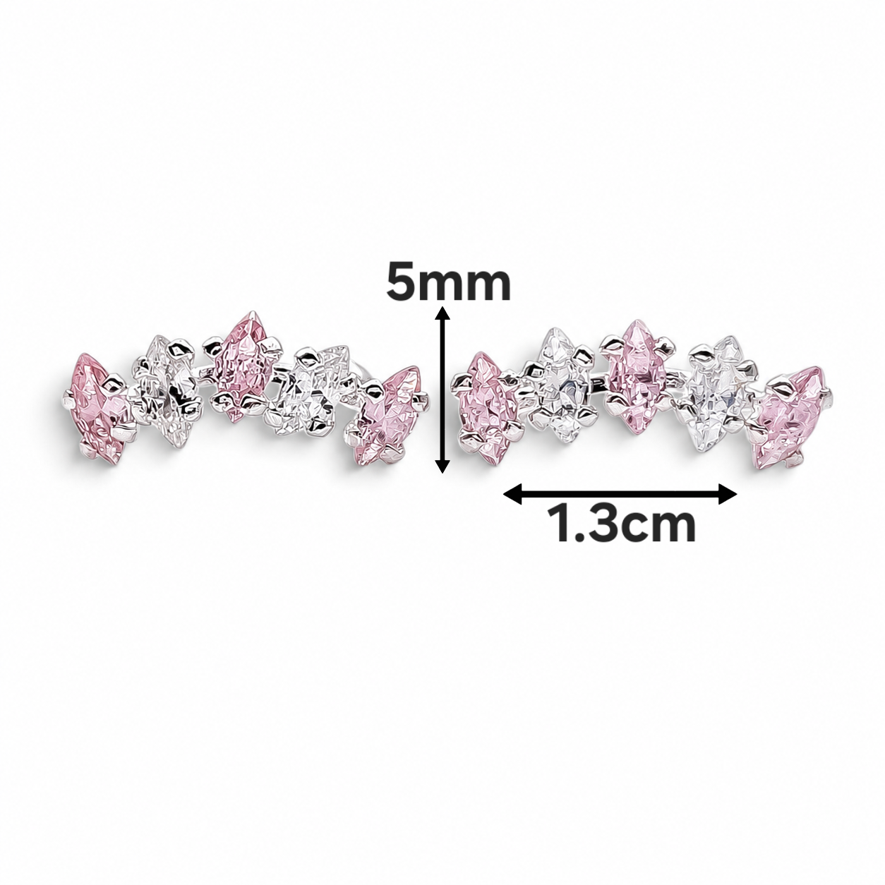 Broquel Churumbela Rosa Plata Ley 925
