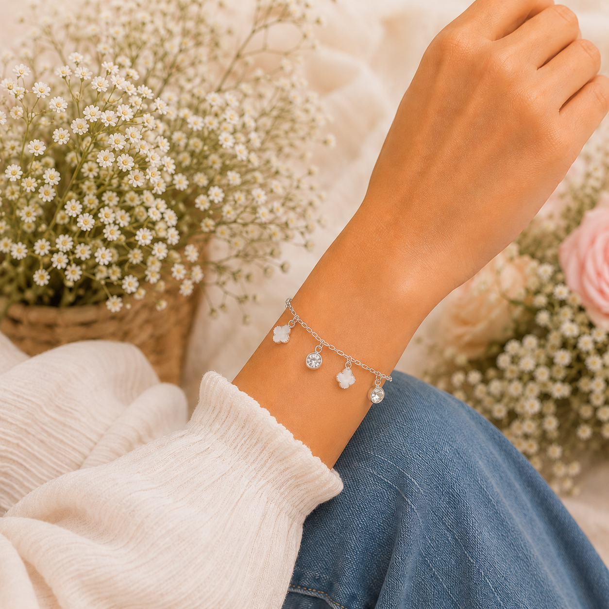 Pulsera Van Blanca