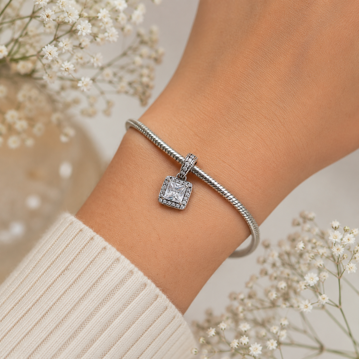 Charm Cuadro Zirconia