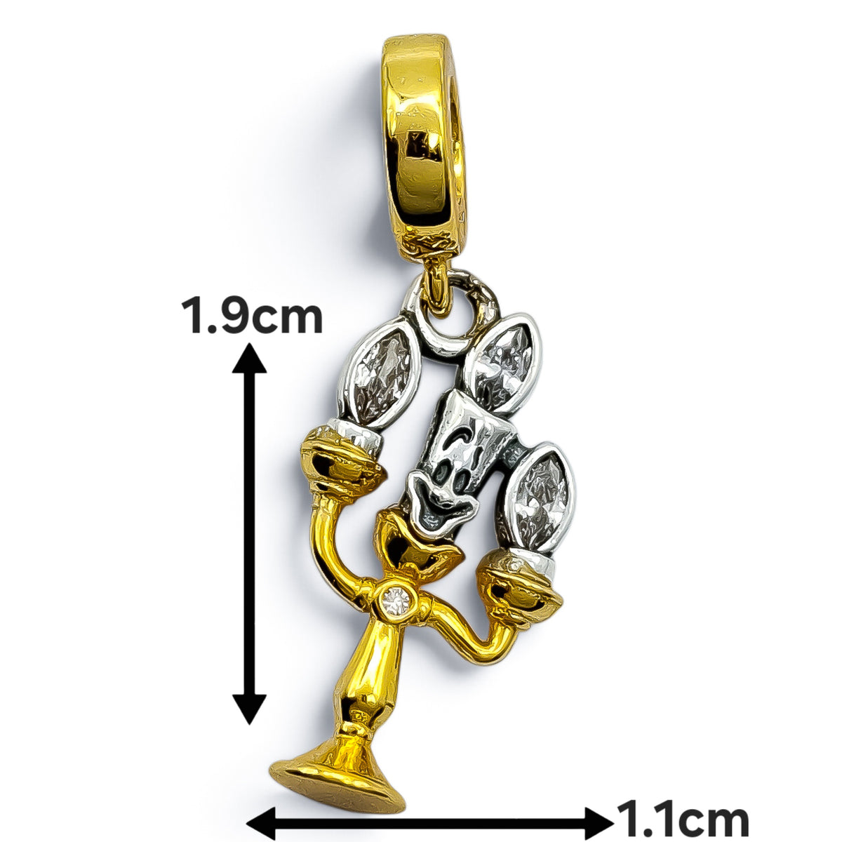 Charm Candelabro Lumi Plata Ley 925