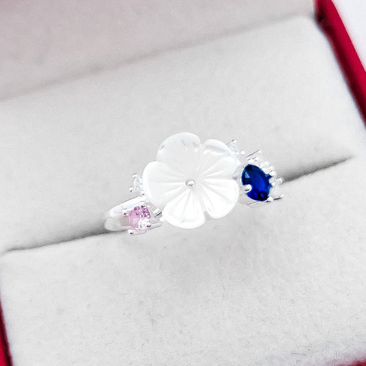 Anillo Flor Blanca
