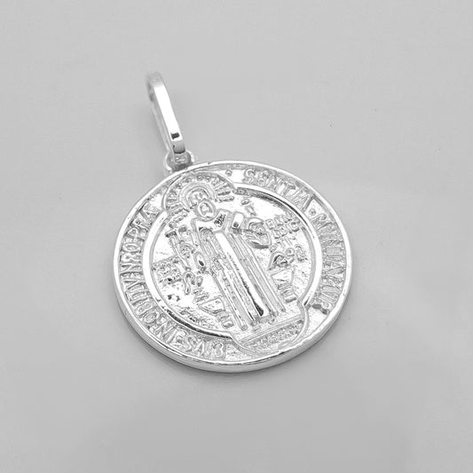 Dije San Benito Grande Blanco