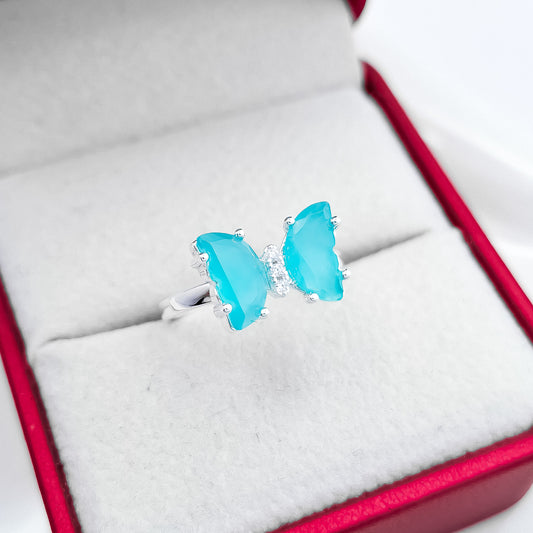 Anillo Mariposa Azul