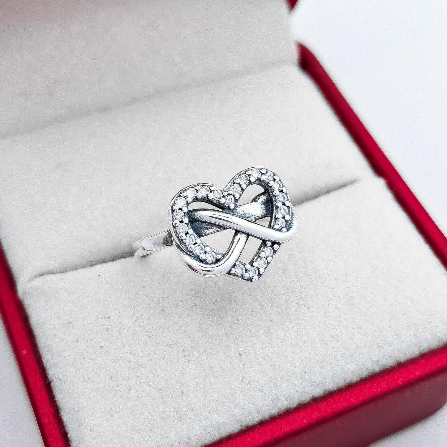 Anillo Corazon Infinito