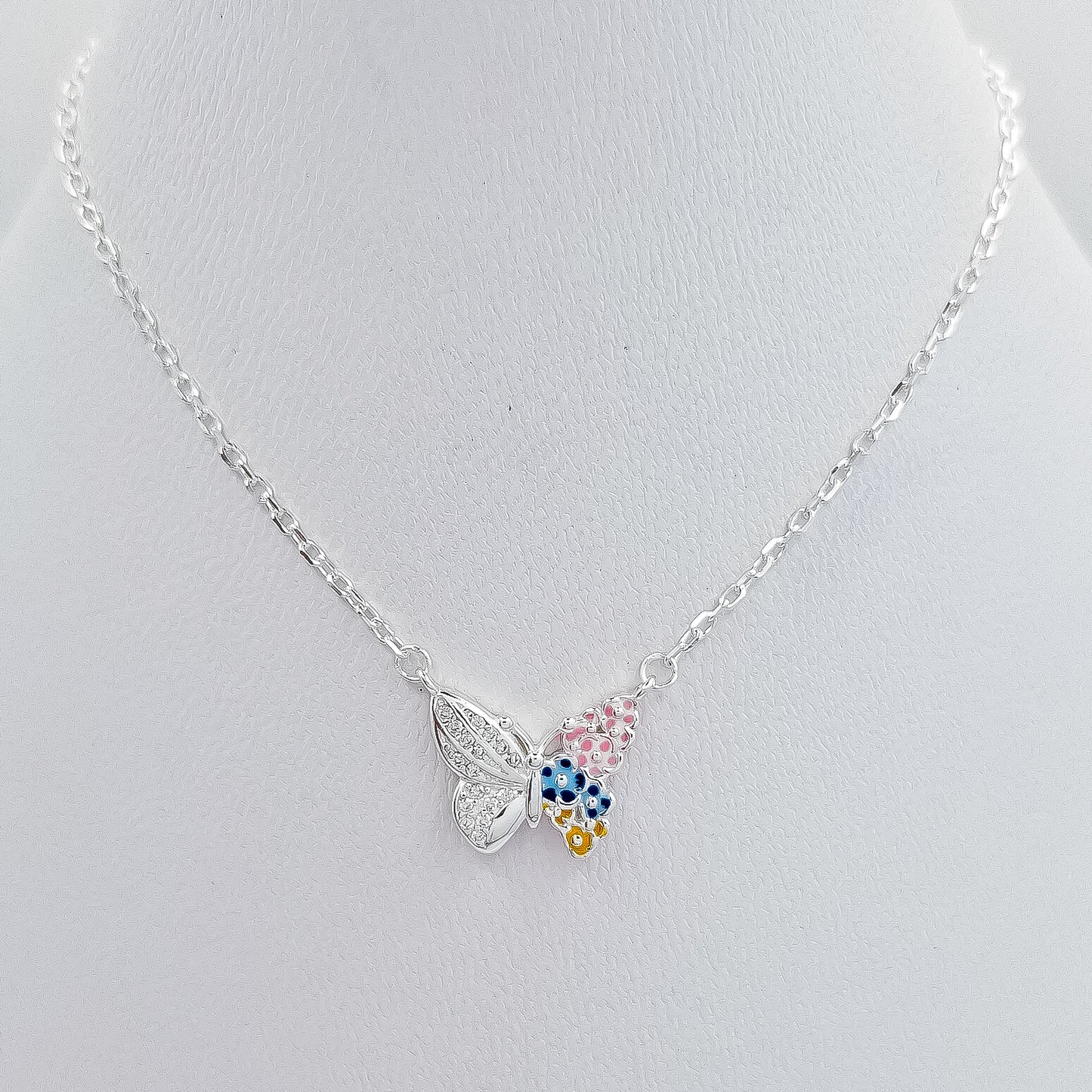 Collar Mariposa Multicolor