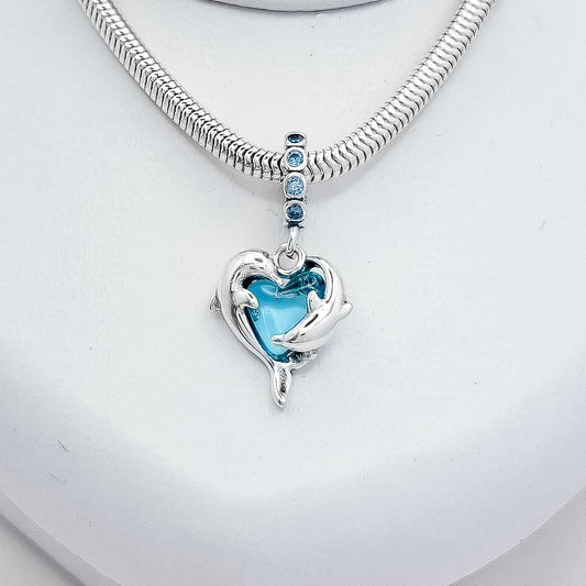 Charm Delfines Corazon