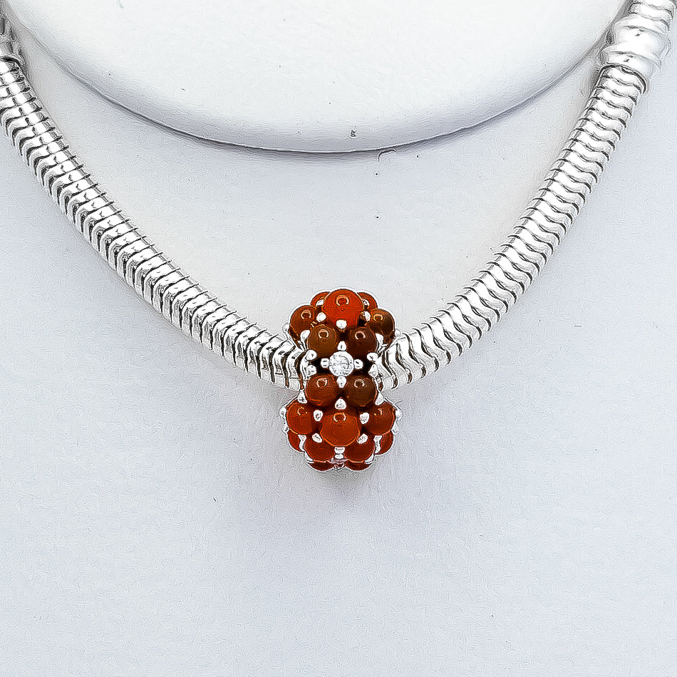 Charm Flores Naranja