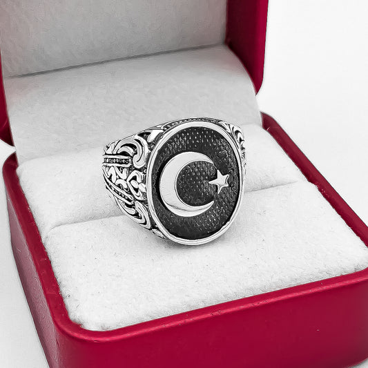 Anillo Luna Grueso