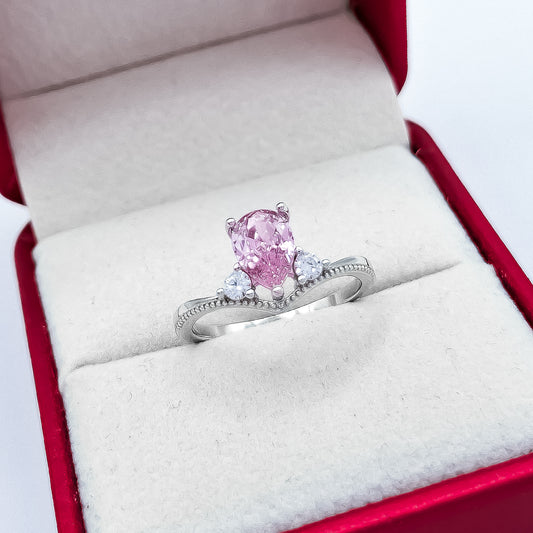 Anillo Gota Zirconia