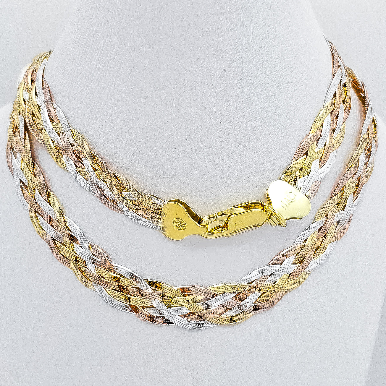 Cadena Trenzada Ancha