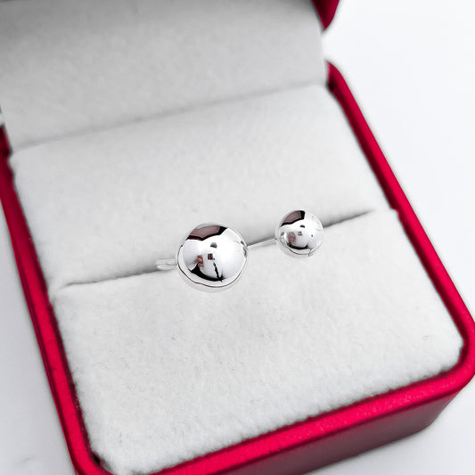 Anillo Dos Bolitas