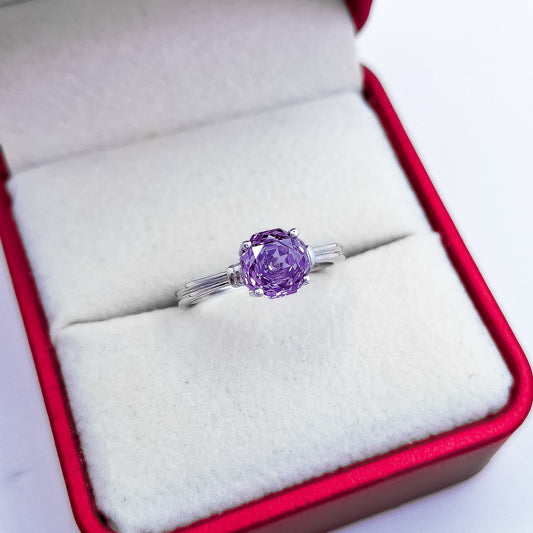 Anillo Zirconia Morada