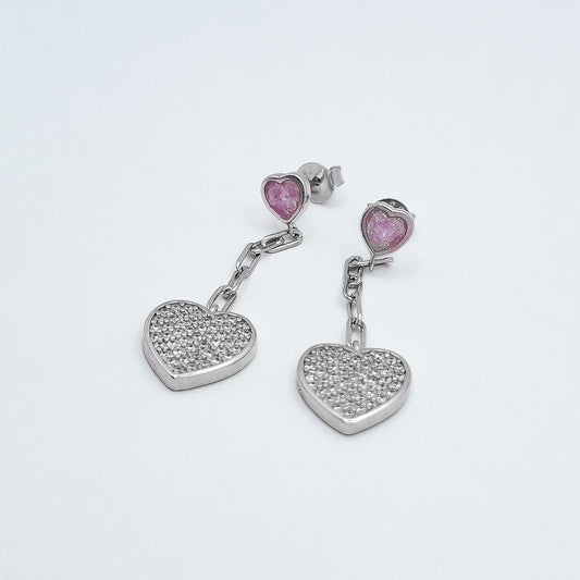 Arete Opalo Rosa