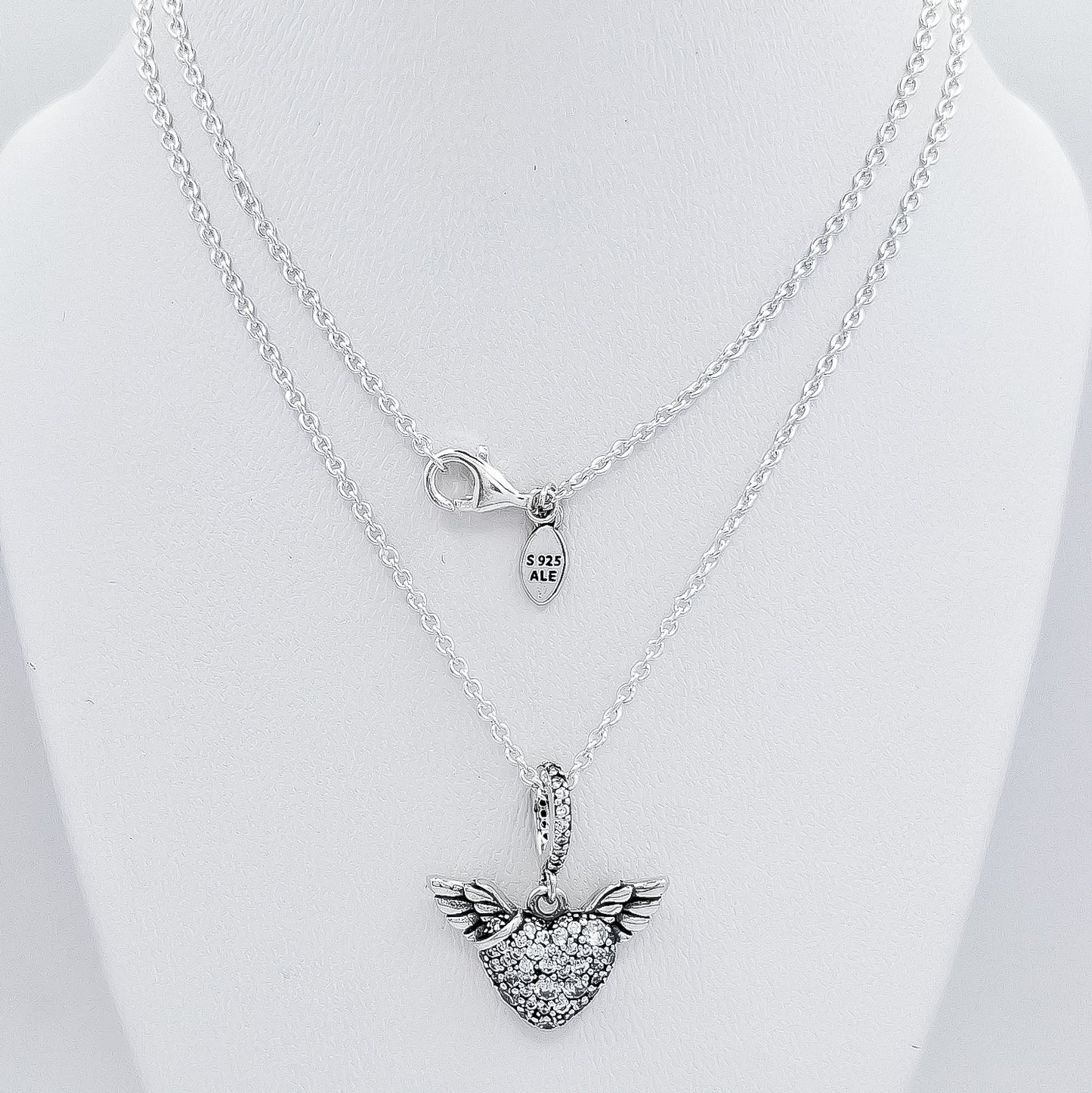 Collar Corazon Alas Pan