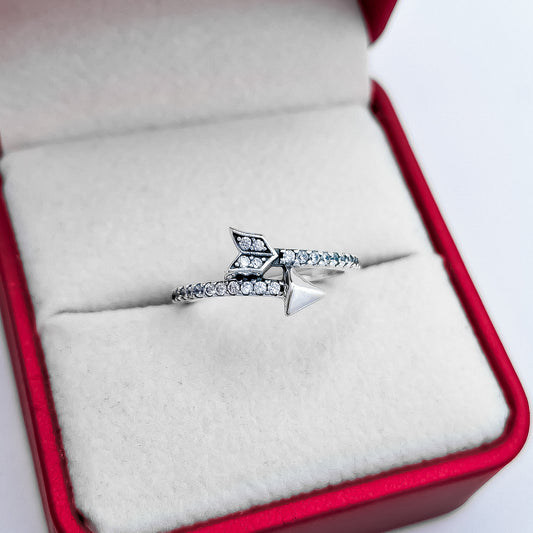 Anillo Flecha Zirconia