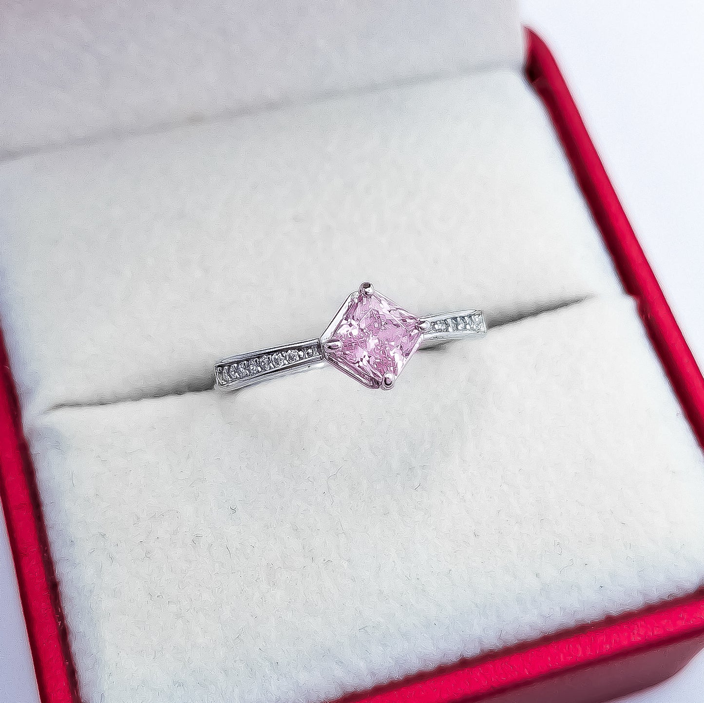 Anillo Rombo Rosa
