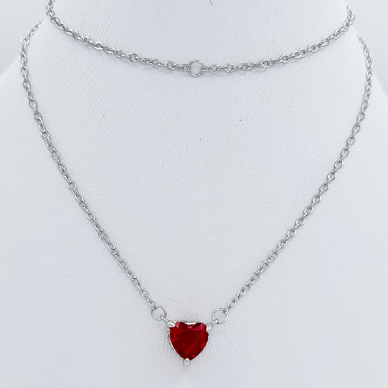 Collar Corazon Rojo