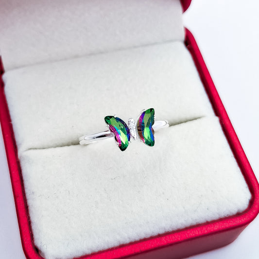 Anillo Mariposa Verde