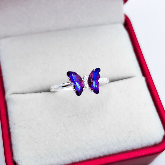 Anillo Mariposa Morada