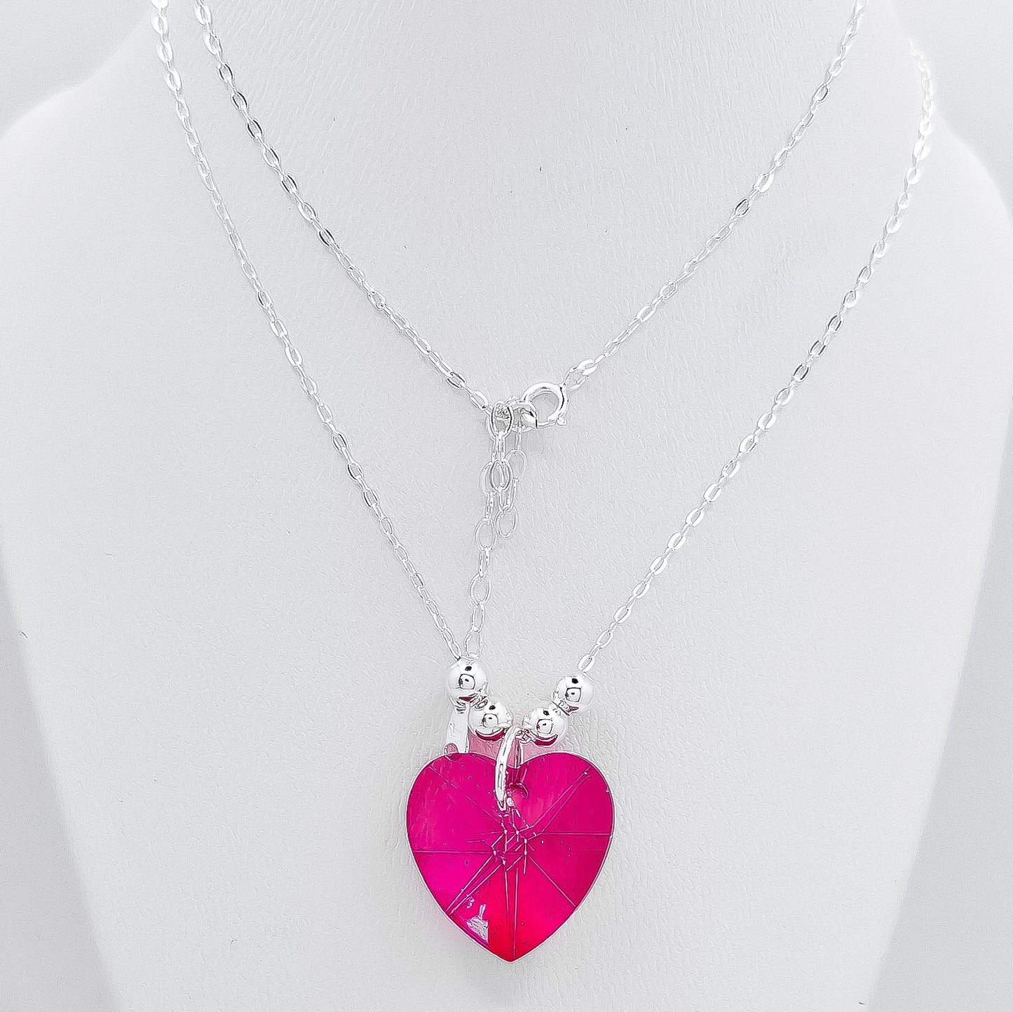 Collar Corazon Rosa