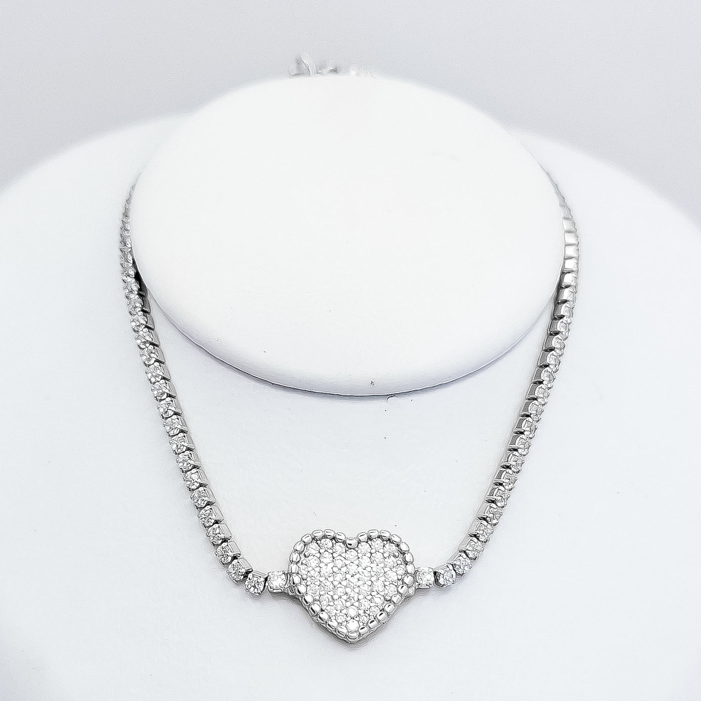 Pulsera Corazon Zirconia