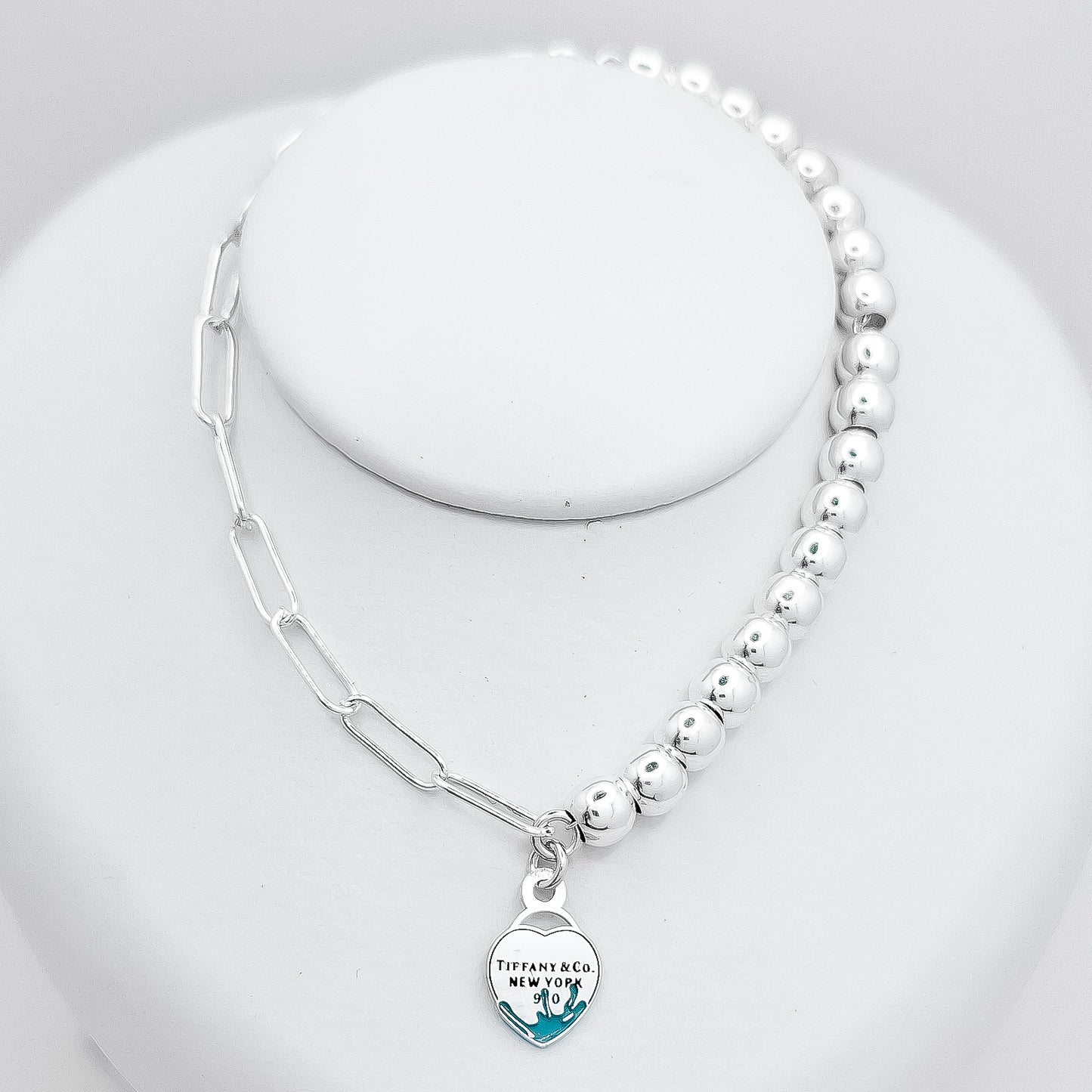 Pulsera Bola Clip Corazon