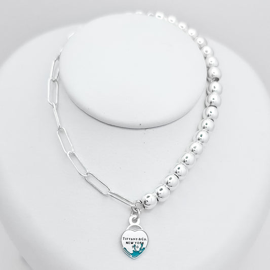 Pulsera Bola Clip Corazon