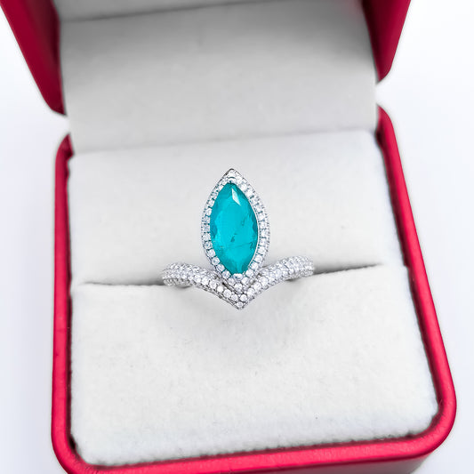 Anillo Turmalina Semilla