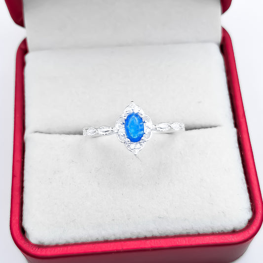 Anillo Opalo Azul