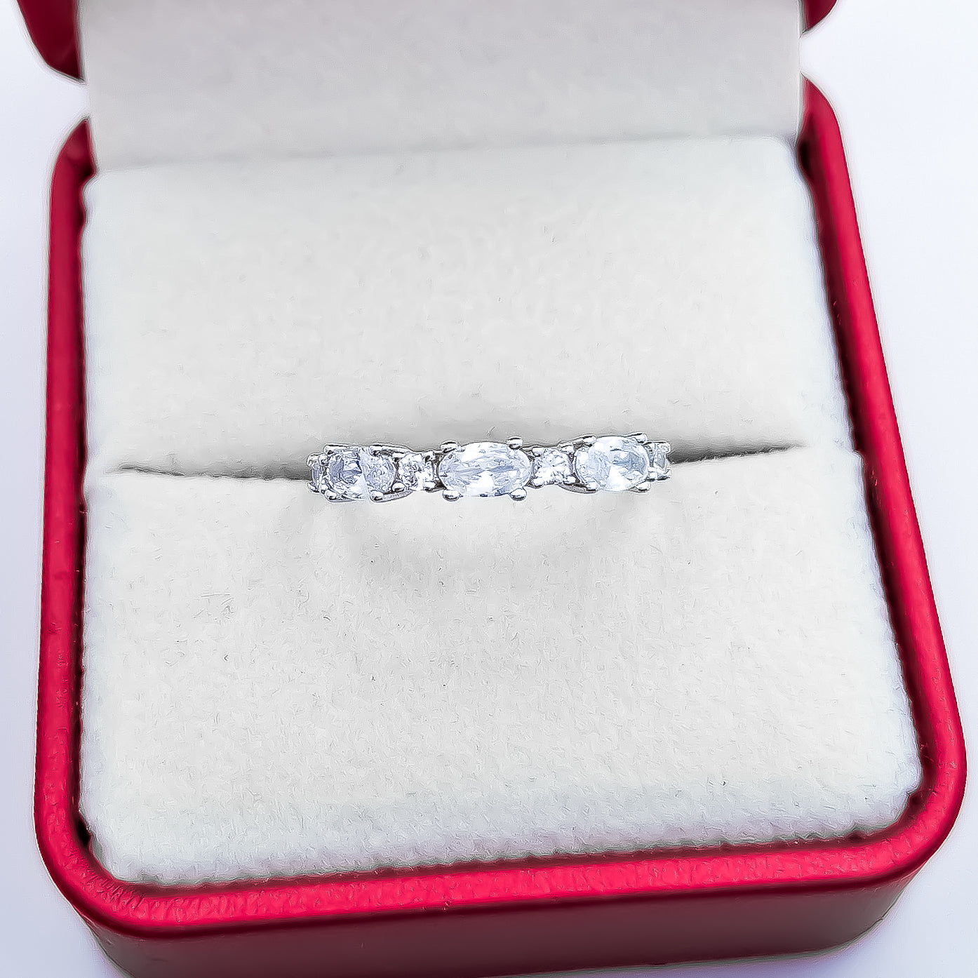 Anillo Zirconia Blanco