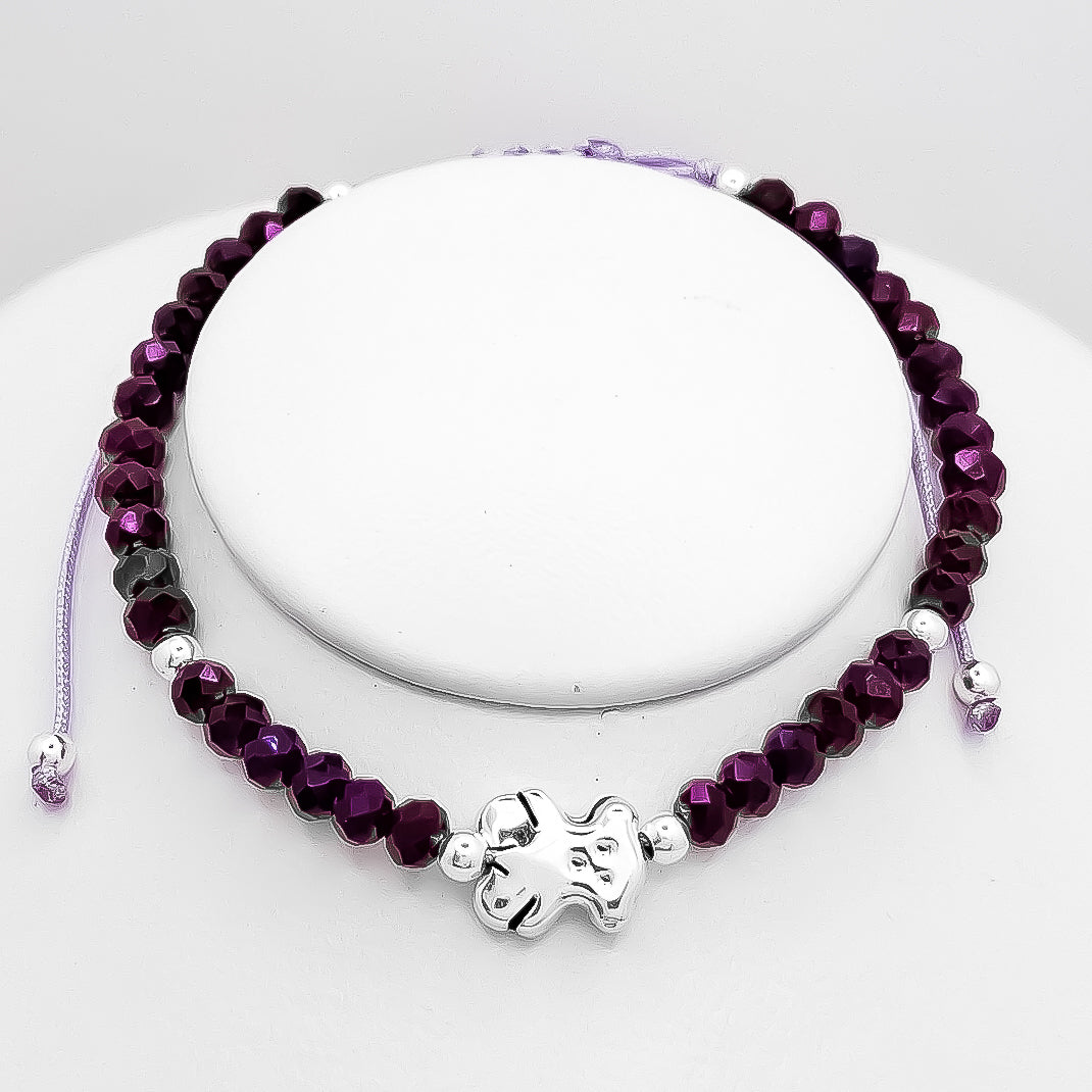 Pulsera Oso Morada