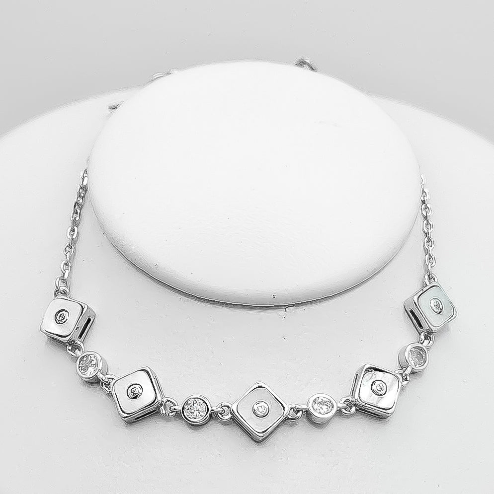 Pulsera Cuadro Perla