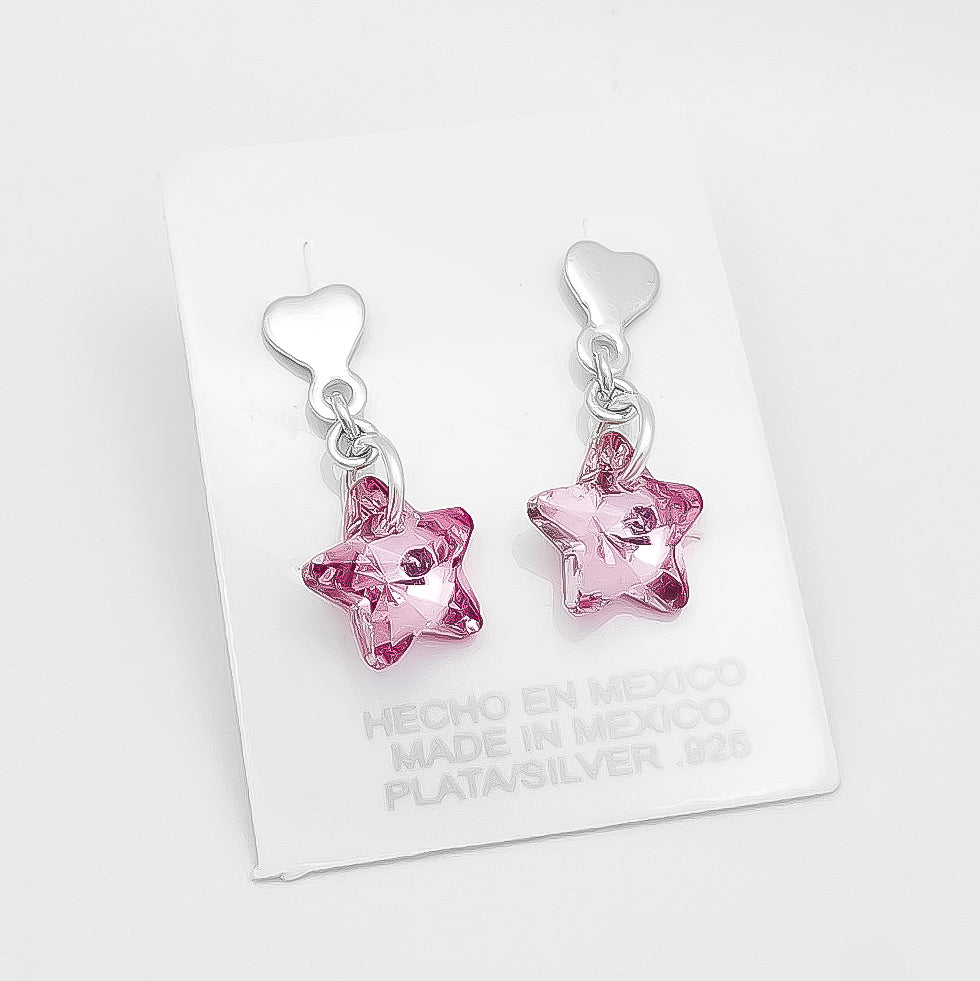 Arete Estrella Rosa