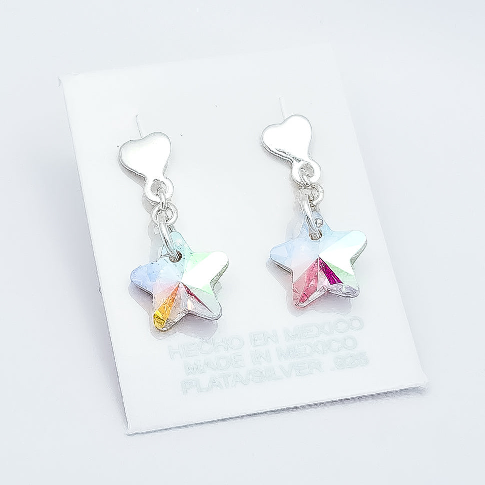 Arete Estrella Blanca