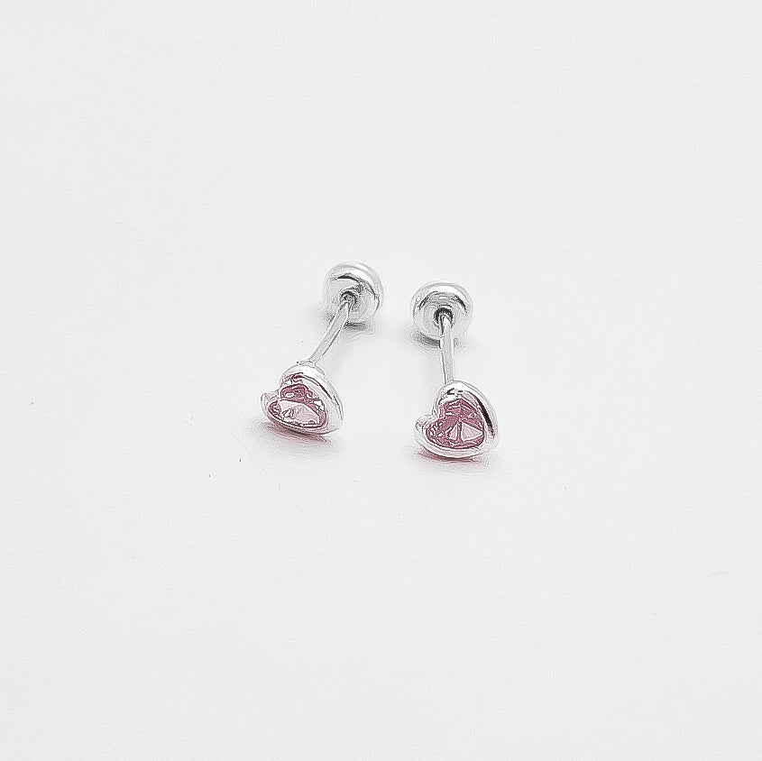 Broquel Corazon #3 Rosa