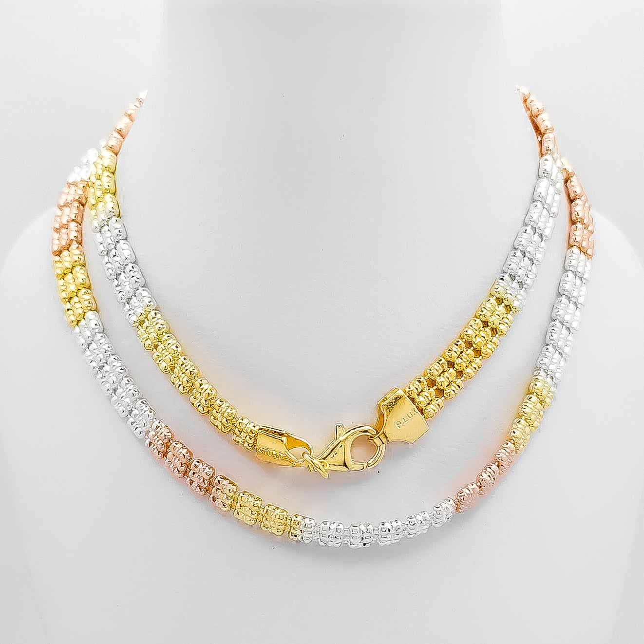 Cadena Bolitas Tricolor