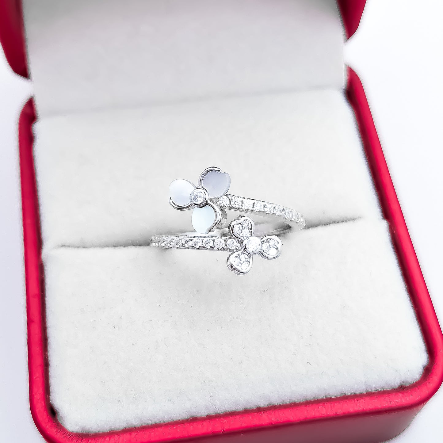 Anillo Flor Ajustable