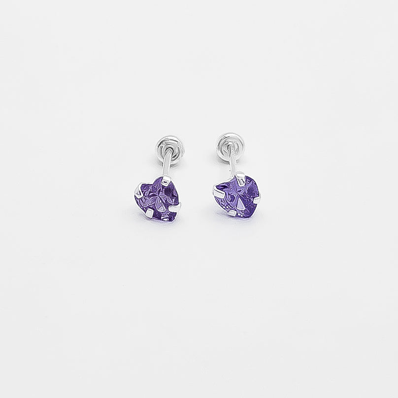 Broquel Corazon #4 Morado