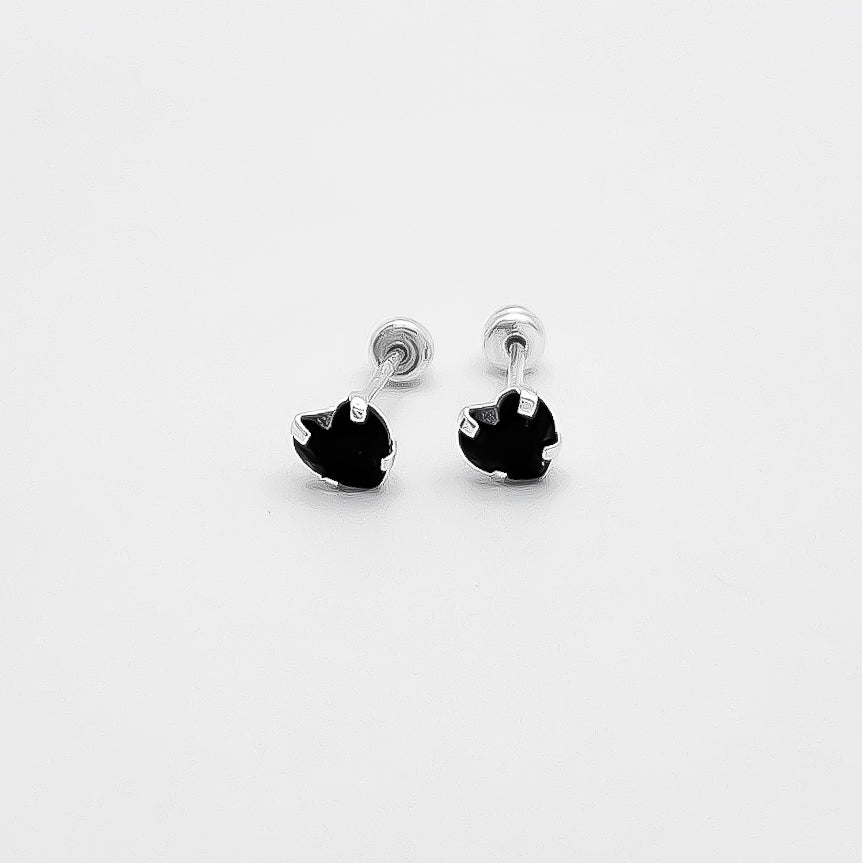 Broquel Corazon #4 Negro