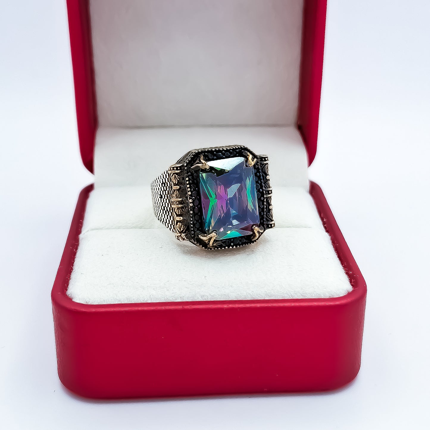 Anillo Cuadro Tornazol