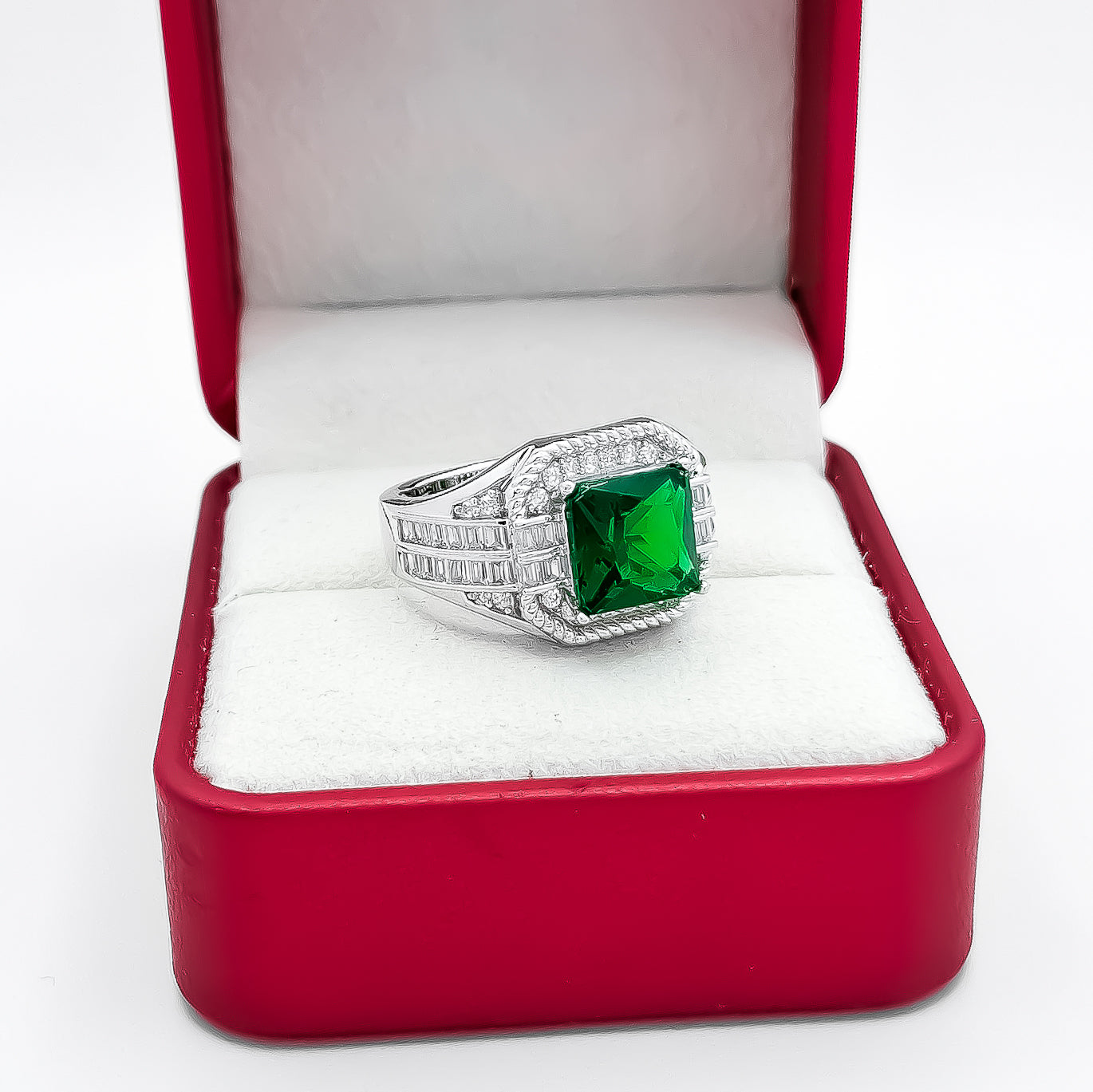 Anillo Zirconia Verde