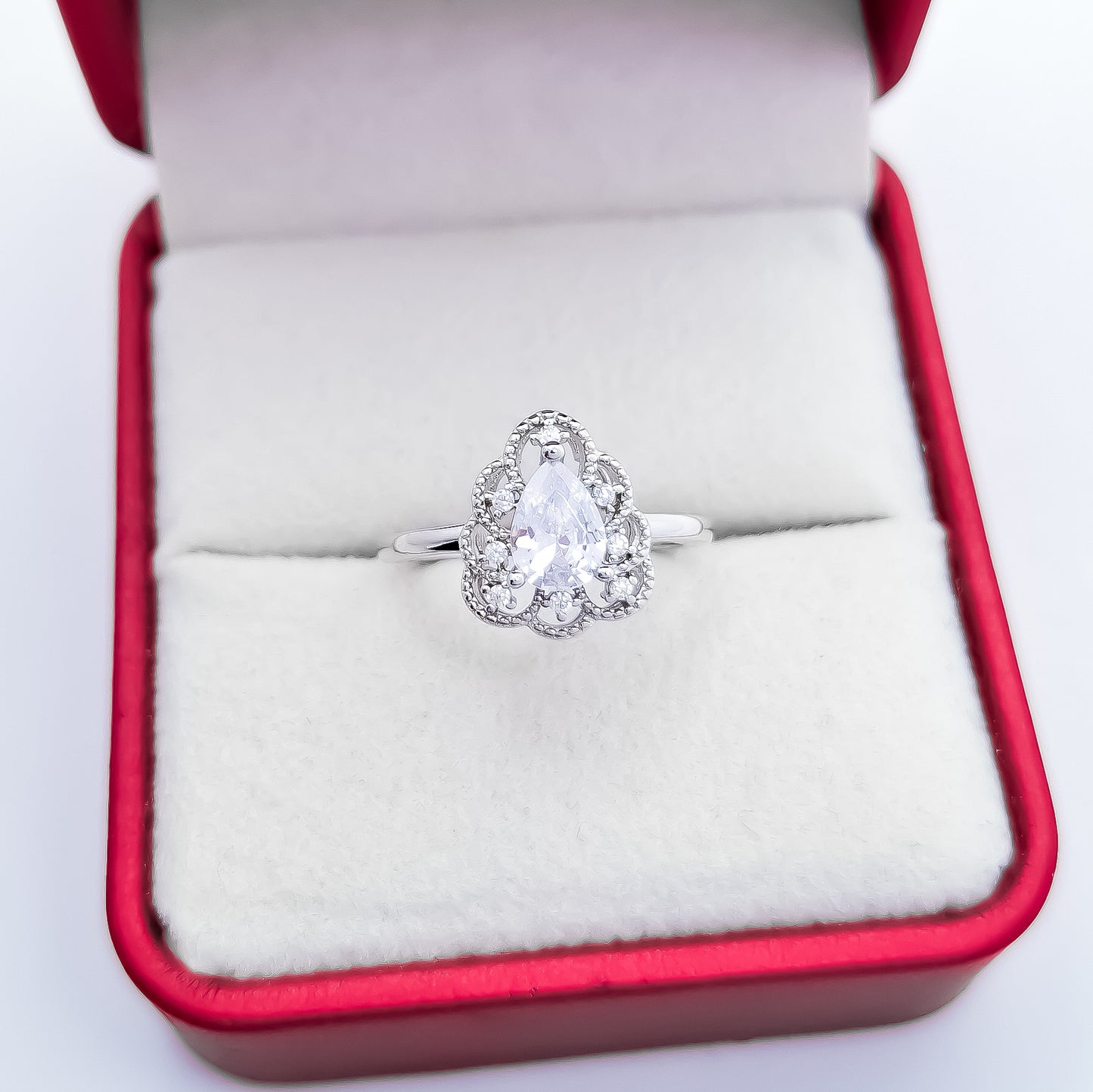 Anillo Zirconia Ajustable