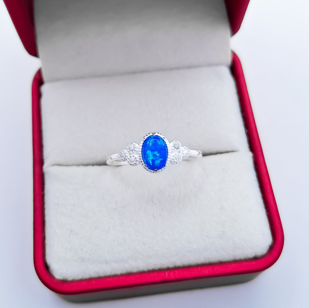 Anillo Opalo Azul