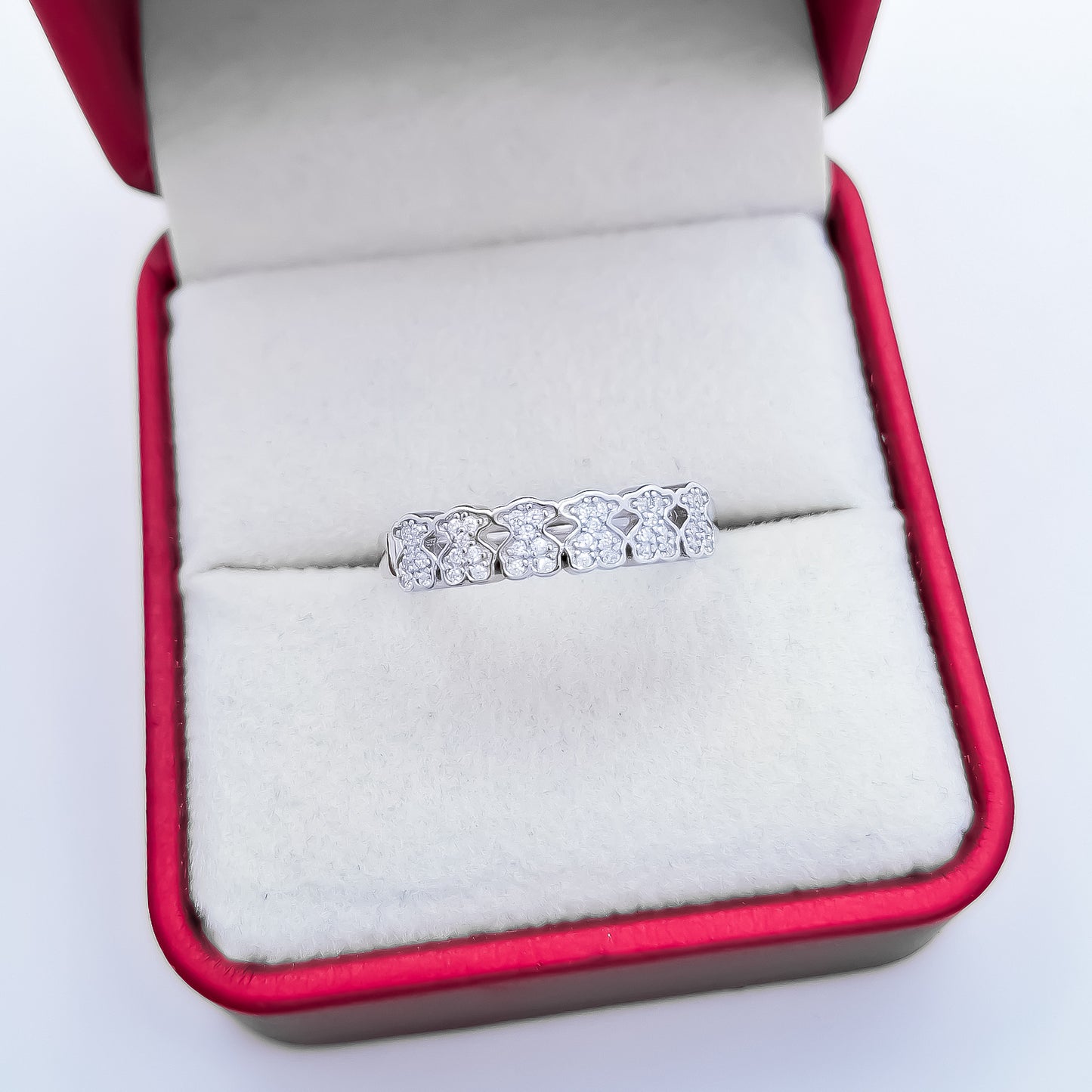 Anillo Oso Zirconia