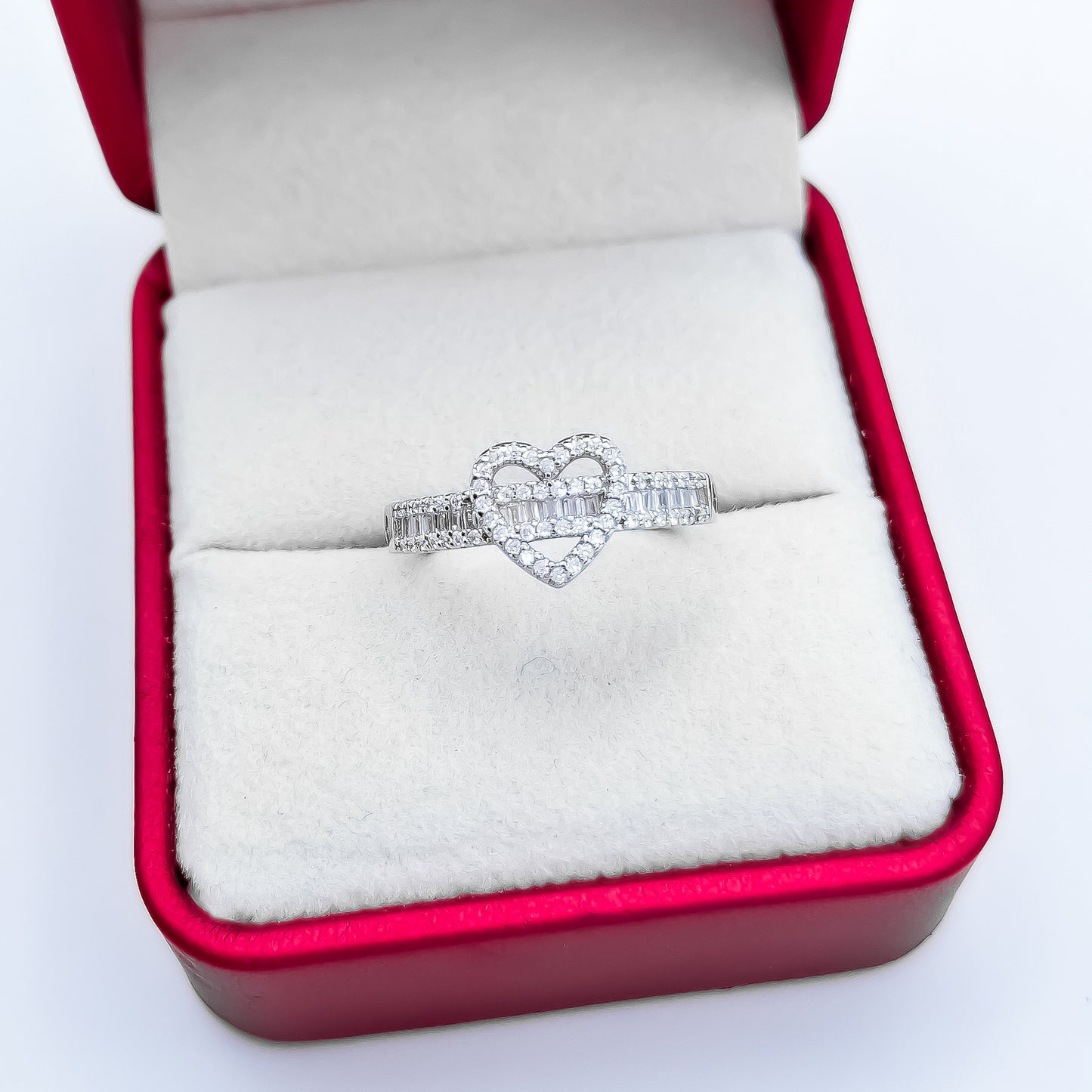 Anillo Zirconia Corazon
