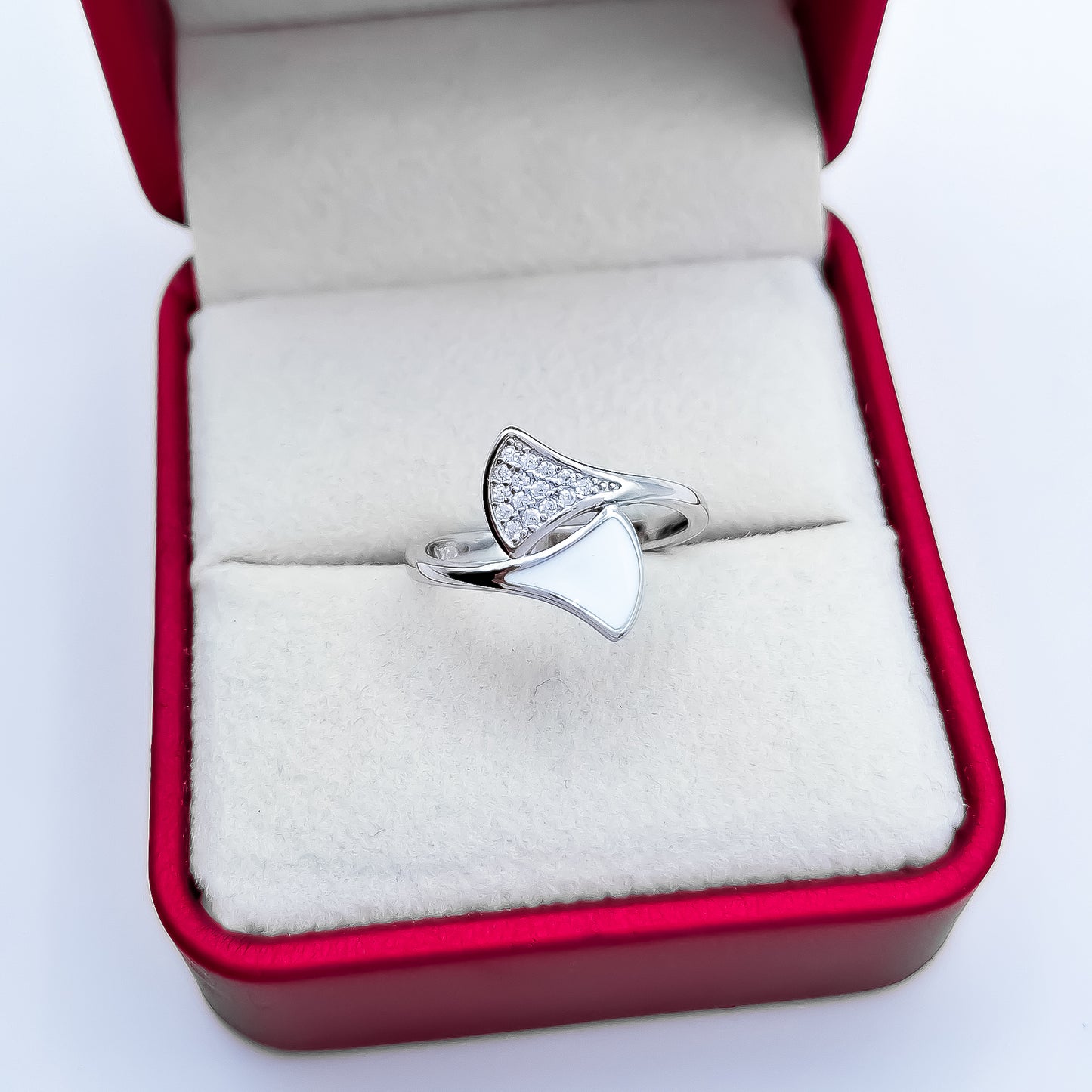 Anillo Zirconia Esmalte
